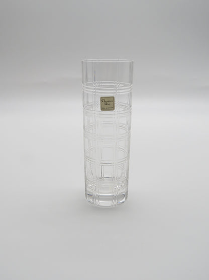 Verres long drink Cristal DIOR série Ecosse, 70-80s
