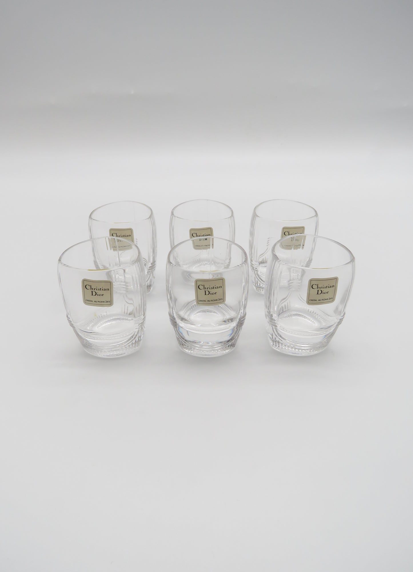 Verres à shot, DIOR série Tridior, 60s