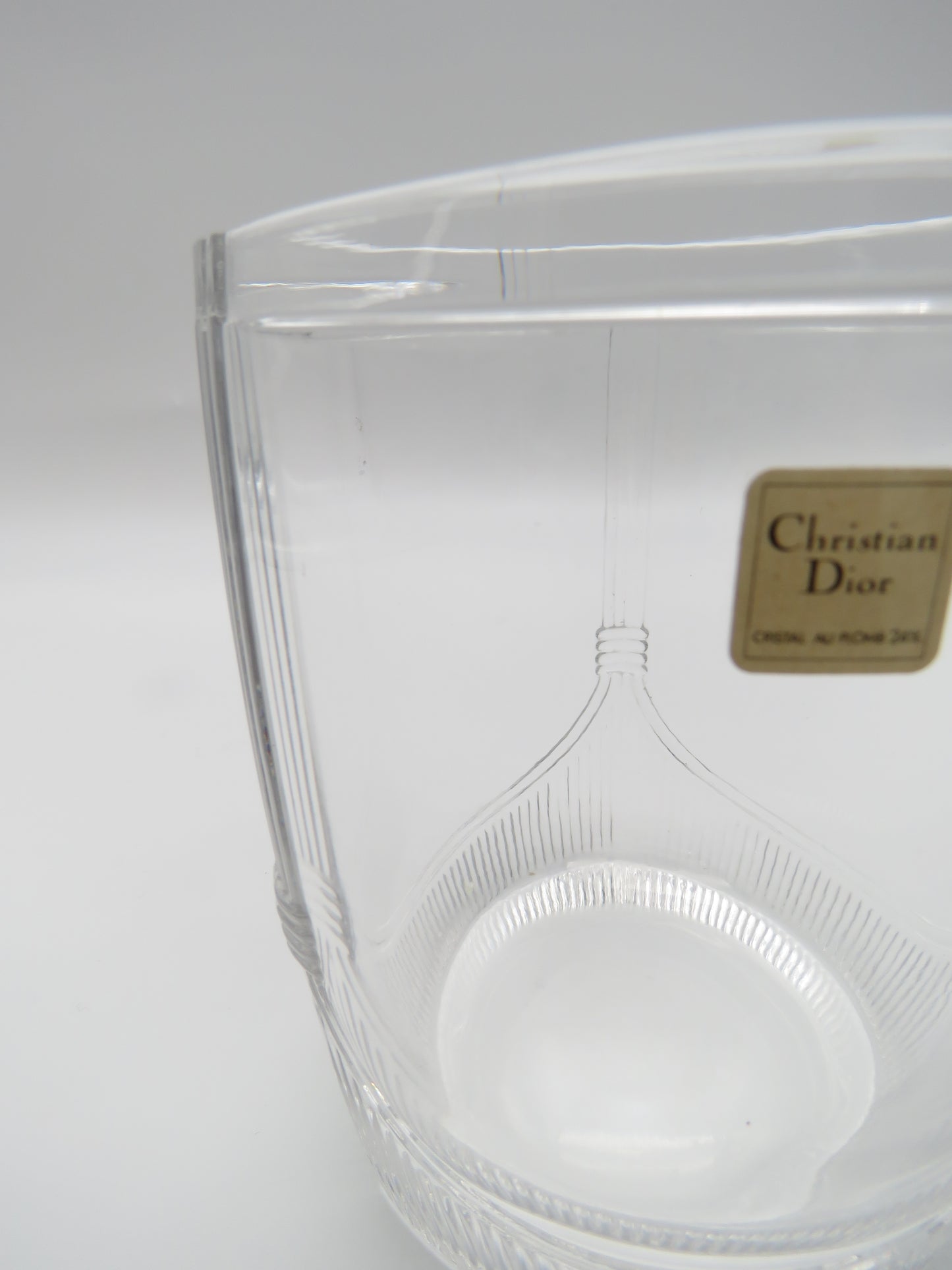 Seau à glace en cristal, DIOR série Tridior, 50s