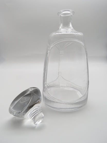 Carafe à whisky en cristal, DIOR série Tridior, 60s