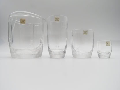 Verres à cocktail hauts, DIOR série Tridior, 60s