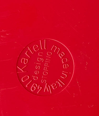 Serres livres rouges, Giotto Stoppino, KARTELL, 70s