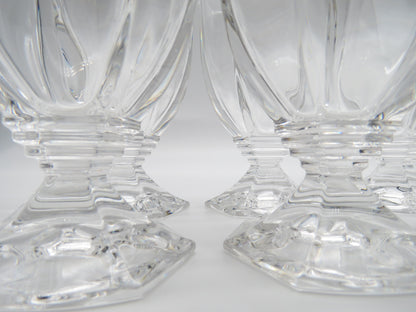 Verres à Whisky sur pieds en cristal, DIOR série Montaigne, 70s