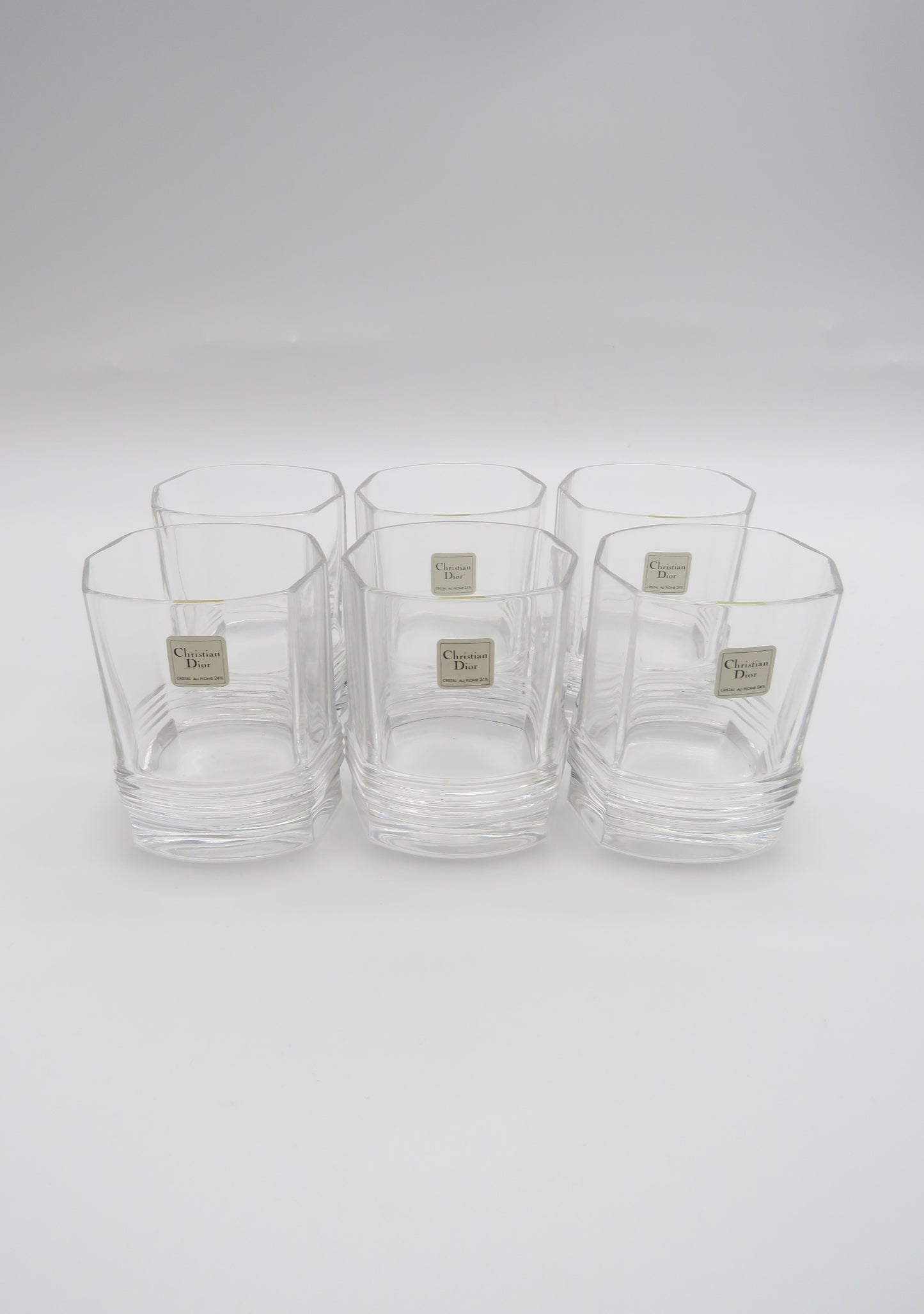 Verres à cocktail/spiritueux, DIOR série Montaigne, 70s