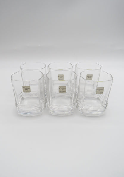 Verres à cocktail/spiritueux, DIOR série Montaigne, 70s