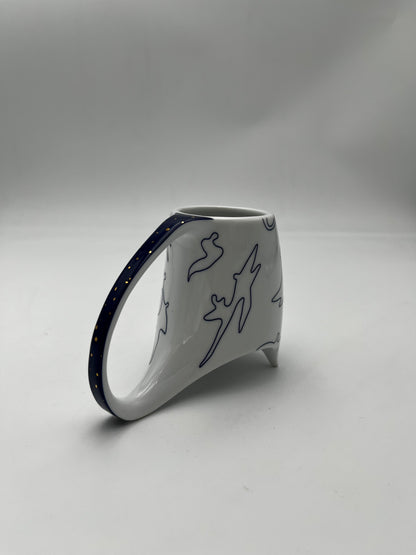Tasses Artihove, Carry Ammerlaan, Dutch Delfts, 90s