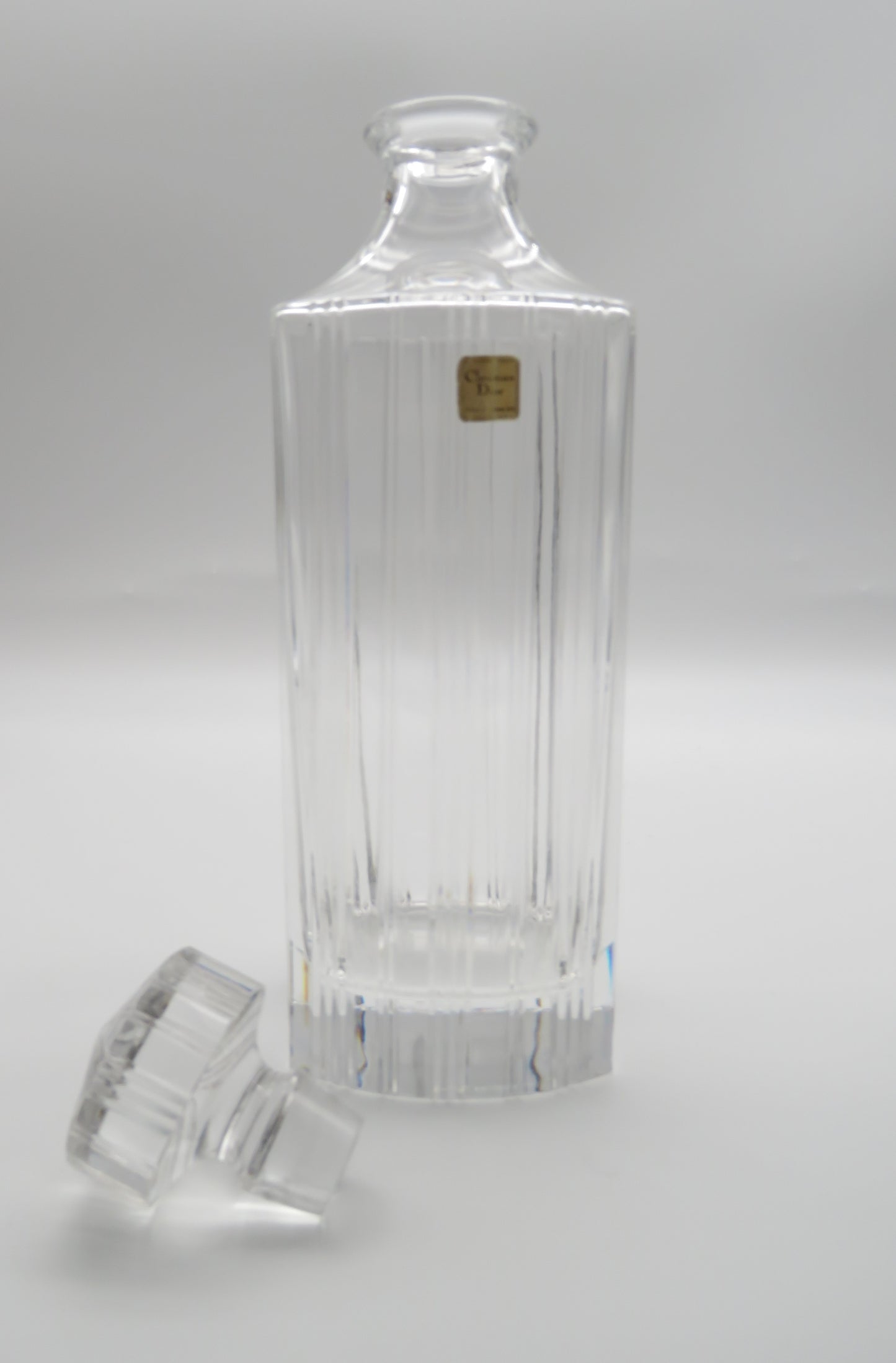 Carafe en cristal, DIOR série Paris, 70s