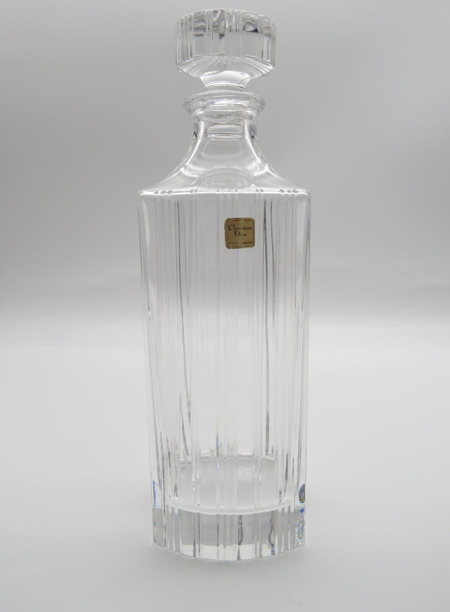 Carafe en cristal, DIOR série Paris, 70s