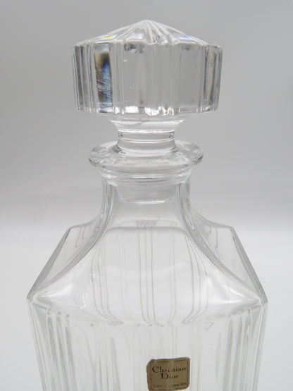 Carafe en cristal, DIOR série Paris, 70s