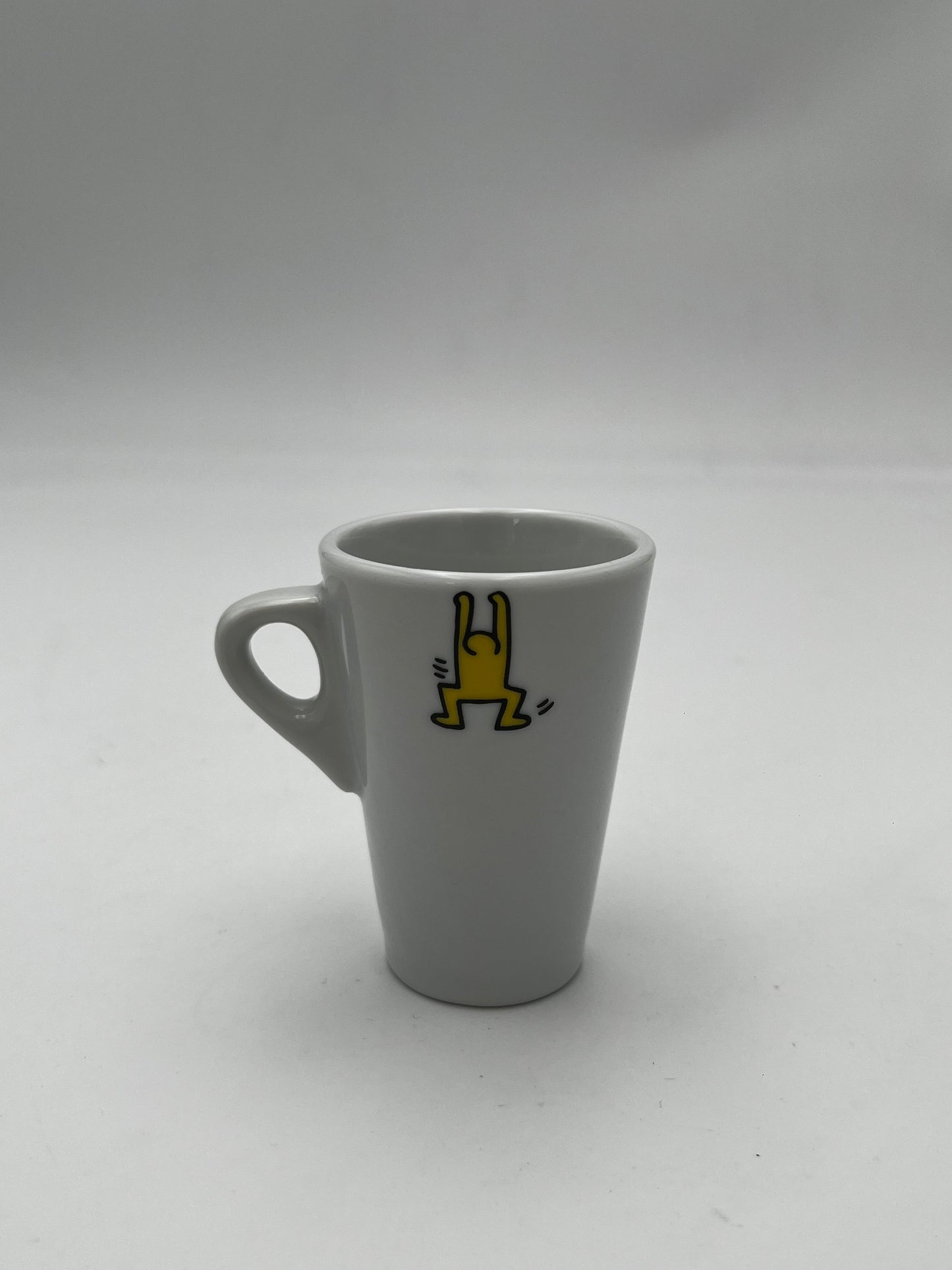 Tasse et Soucoupe Café pop skate red Keith Haring,Tognana, Italie