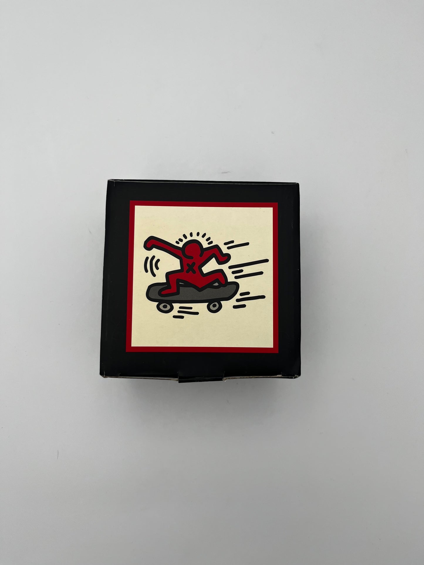 Tasse et Soucoupe Café pop skate red Keith Haring,Tognana, Italie