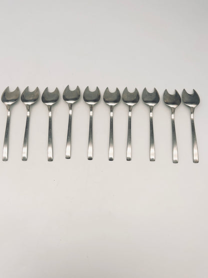Fourchettes à dessert/ fruits de mer, Carl Hugo Pott, 70s