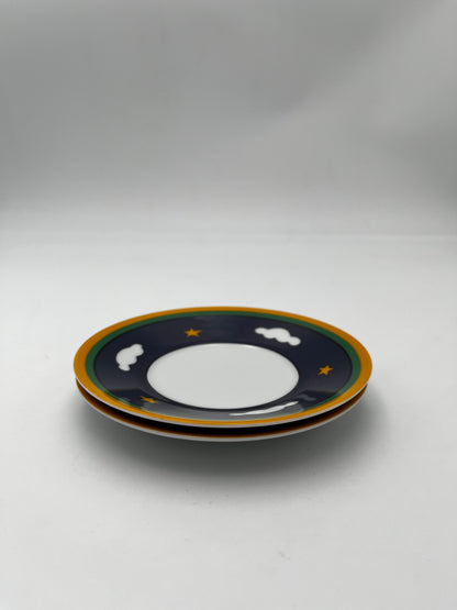 Set à Café "Les ailes du temps", Ancienne Manufacture royale, J-C de Castelbajac, 1995