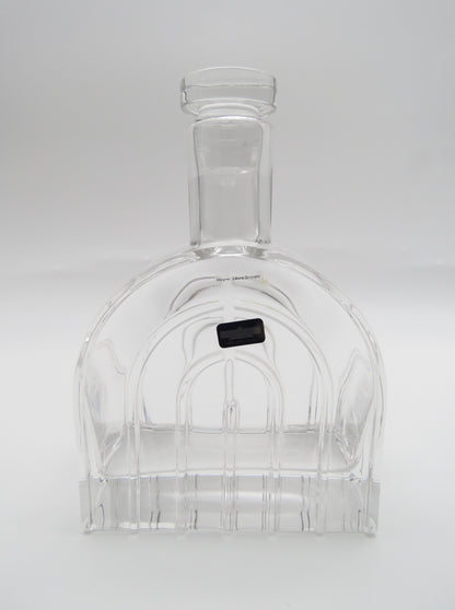 Carafe à whisky en cristal, Laura Griziotti, Arnolfo di Cambio, 80s