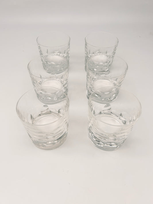 Gobelets à eau "Beluga", Savinel et Rozé, Baccarat, 2000s