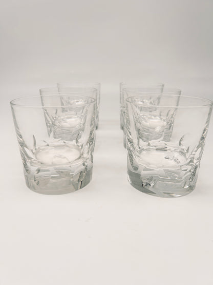 Gobelets à eau "Beluga", Savinel et Rozé, Baccarat, 2000s