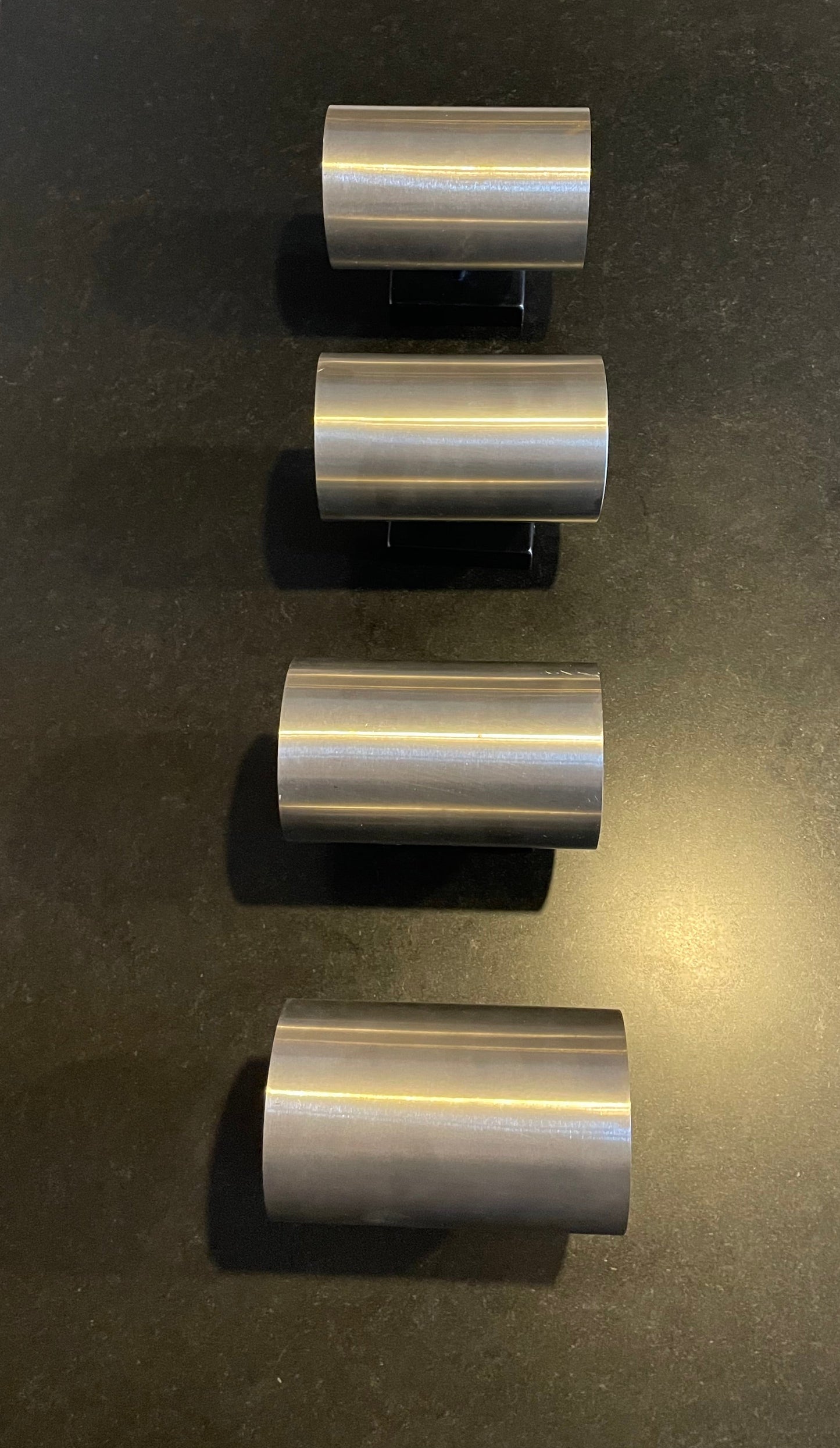 Série de 4 Appliques en métal,  René Jean Caillette, Parscot, 60s