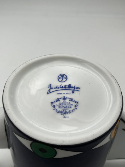Set à Café "Les ailes du temps", Ancienne Manufacture royale, J-C de Castelbajac, 1995