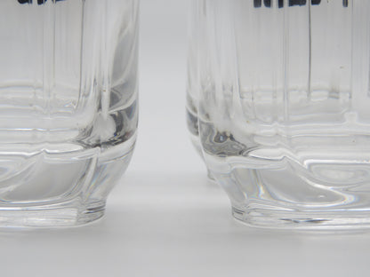 Verres à whisky Rocks Double, Arnolfo Di Cambio Série art déco, designer Laura Griziotti, 80s