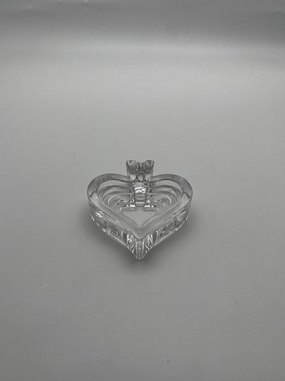 Cendrier Coeur en cristal, Catya Castel, Arnolfo Di Cambio, 70s