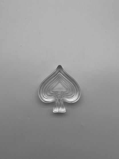 Cendrier Coeur en cristal, Catya Castel, Arnolfo Di Cambio, 70s
