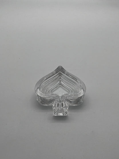 Cendrier Coeur en cristal, Catya Castel, Arnolfo Di Cambio, 70s