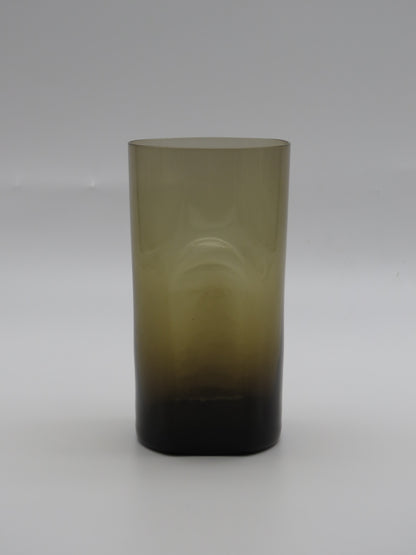 Ensemble de verres à eau, verre de murano fumé, 70s