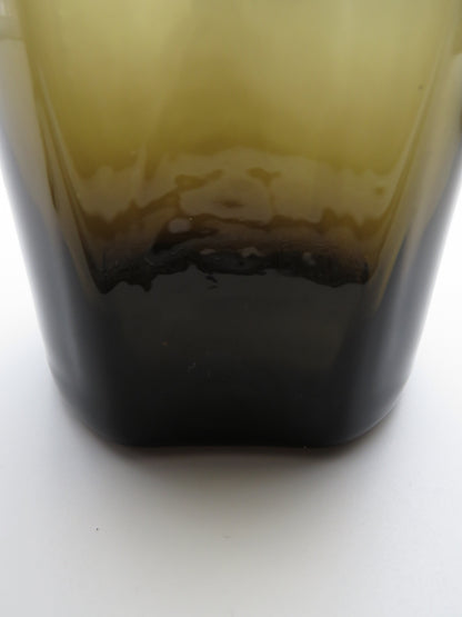 Ensemble de verres à eau, verre de murano fumé, 70s