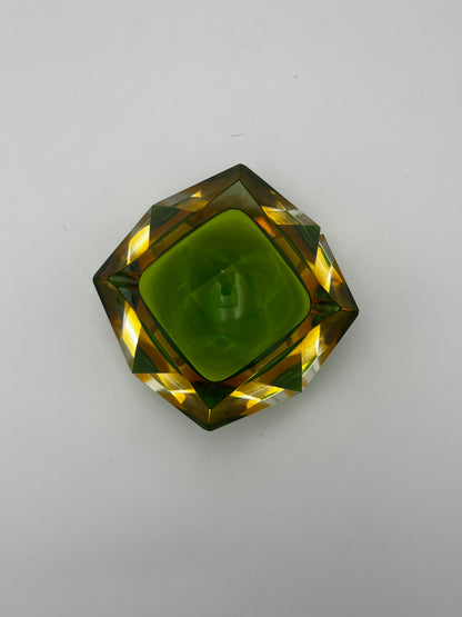Cendrier 'Diamond' Sommerso, Seguso, Flavio Poli, Italie, 60s