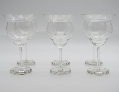 Verres à vin blanc, Arnolfo Di Cambio, "Vignoble", 70s