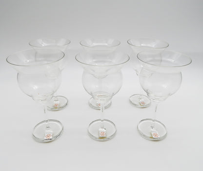 Verres à vin blanc, Arnolfo Di Cambio, "Vignoble", 70s