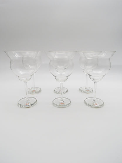 Verres à vin blanc, Arnolfo Di Cambio, "Vignoble", 70s