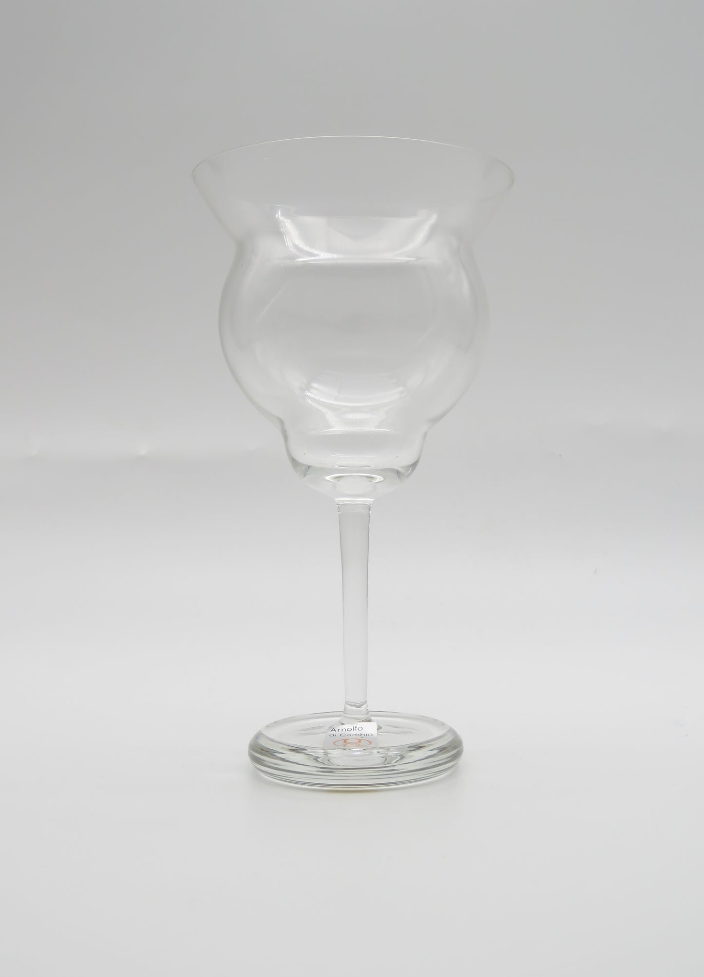 Grands verres à eau en cristal, Arnolfo Di Cambio, "Vignoble", 70s