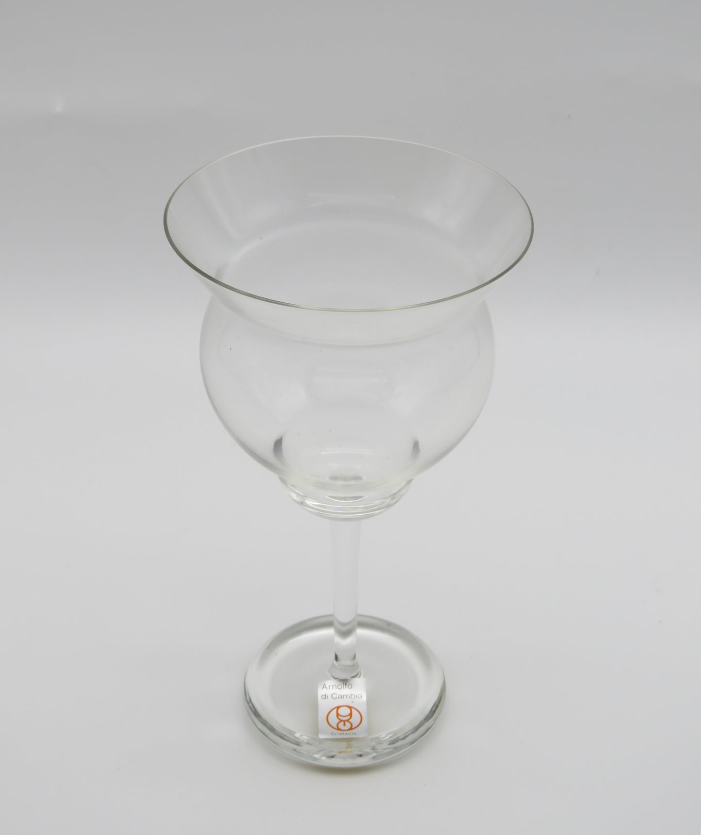 Grands verres à eau en cristal, Arnolfo Di Cambio, "Vignoble", 70s