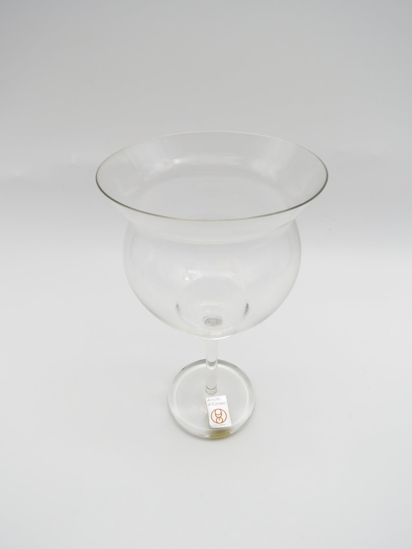 Verres à eau en cristal, Arnolfo di Cambio,"Vignoble", 70s