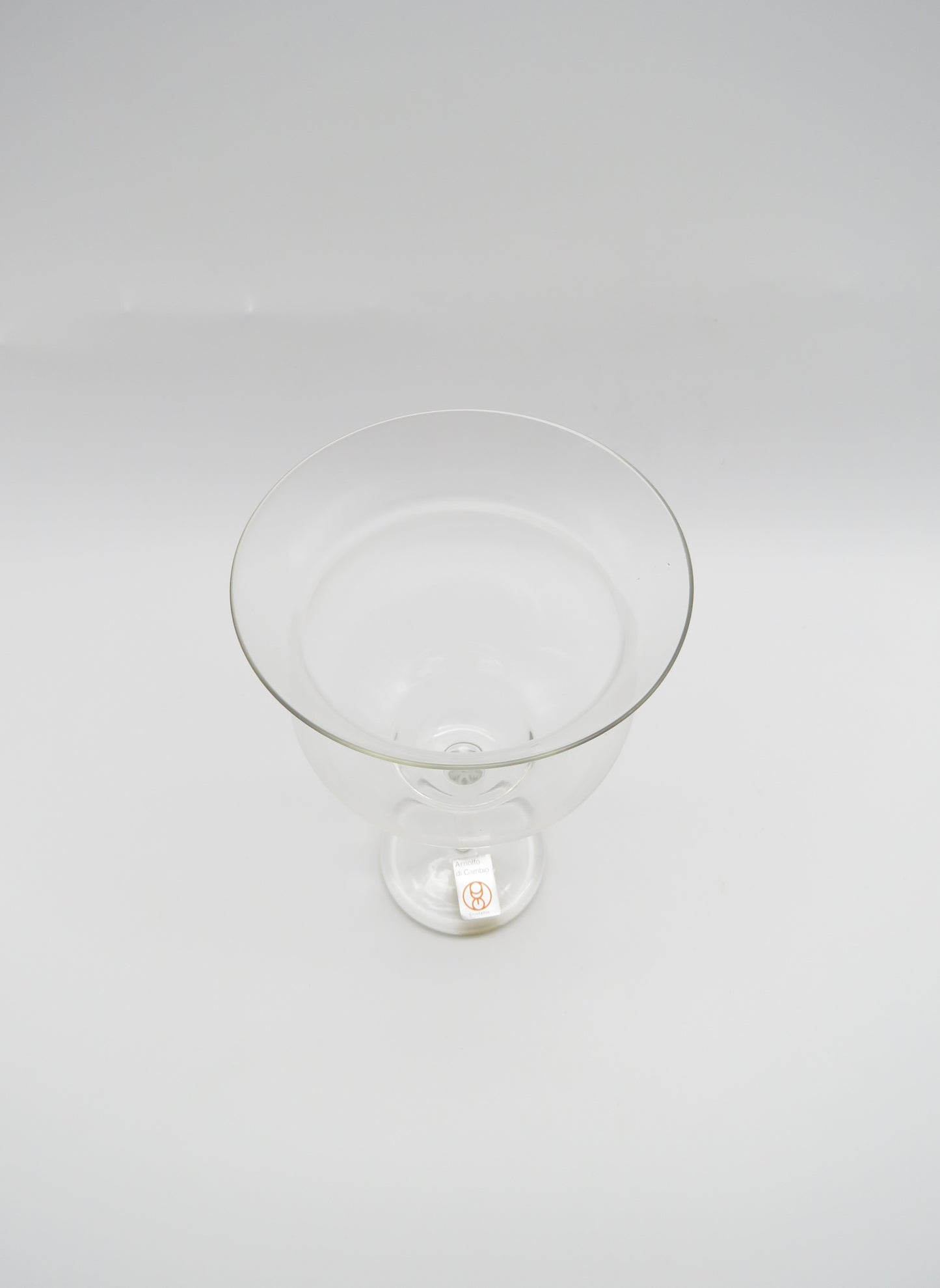 Verres à eau en cristal, Arnolfo di Cambio,"Vignoble", 70s