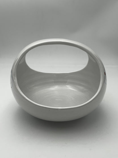 Centre de table et coupe à fruits céramique Planètes, Cermac, Italie, 60s