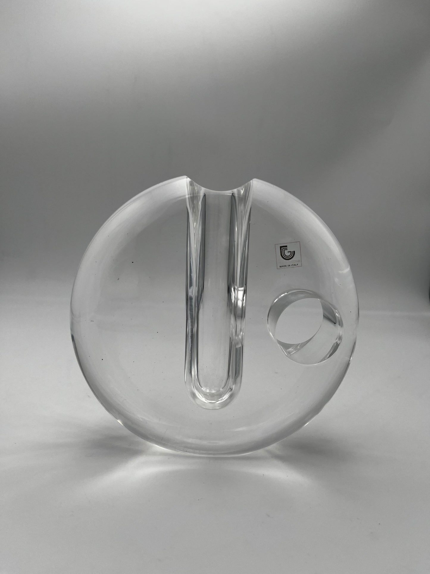 Vase soliflore Guzzini Plexiglass, Italie, 70s