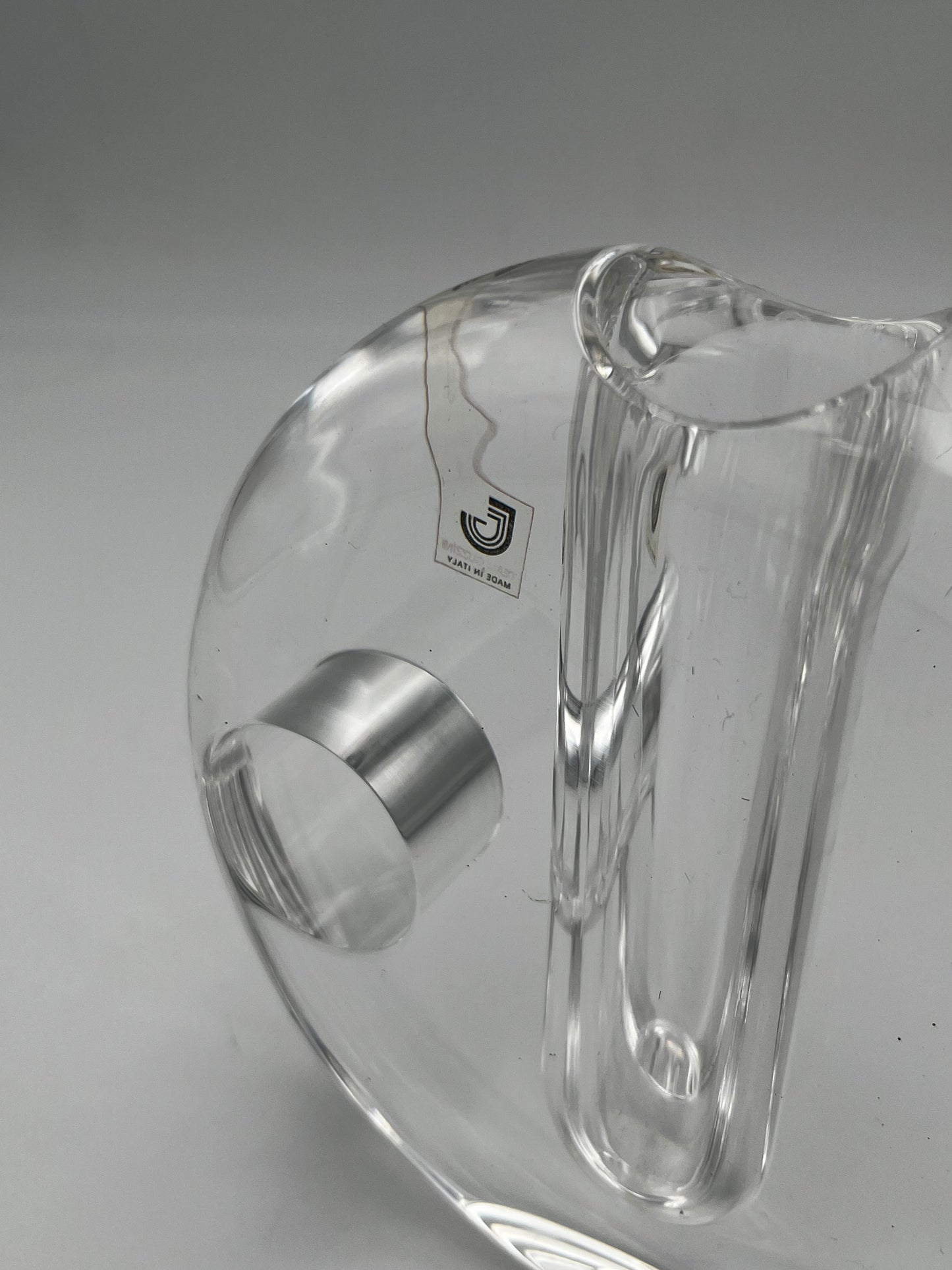 Vase soliflore Guzzini Plexiglass, Italie, 70s