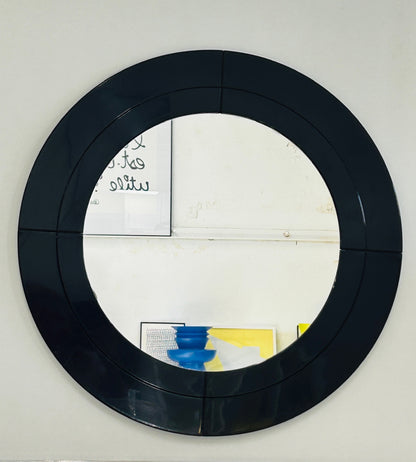 Miroir rond modulaire marine , Anna Castelli, Kartell, 70s