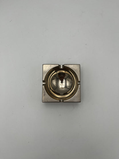 Cendrier Vintage Carré, Inox, 70s
