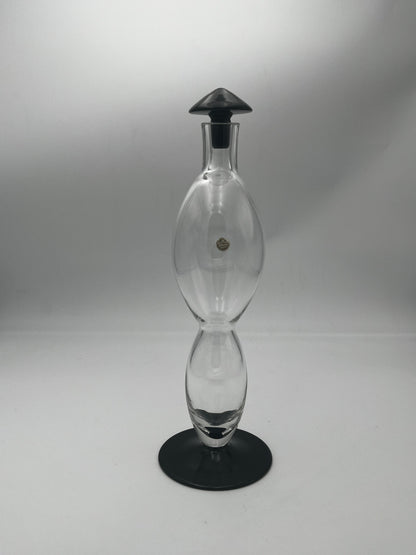 Carafe à décanter postmoderne en cristal Rosenthal, Allemagne, 80s