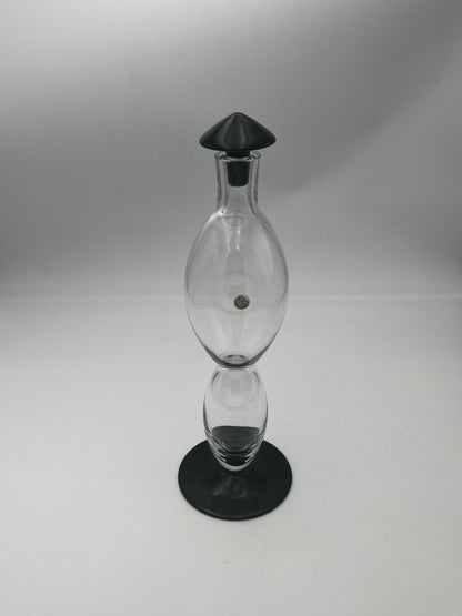 Carafe à décanter postmoderne en cristal Rosenthal, Allemagne, 80s
