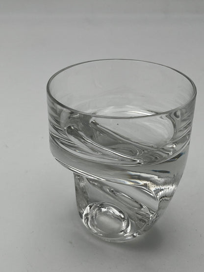 Verres à whisky, cristal, Kristall Krisla, Taddei Sestini, Italie 70s