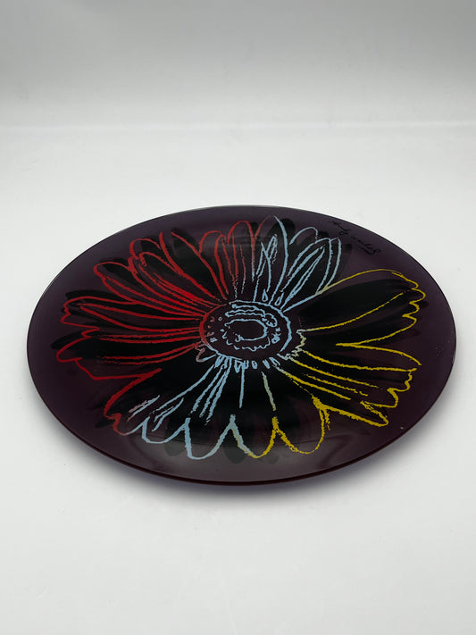 Plat de Présentation Daisy Andy Warhol, Rosenthal, Allemagne, 2000