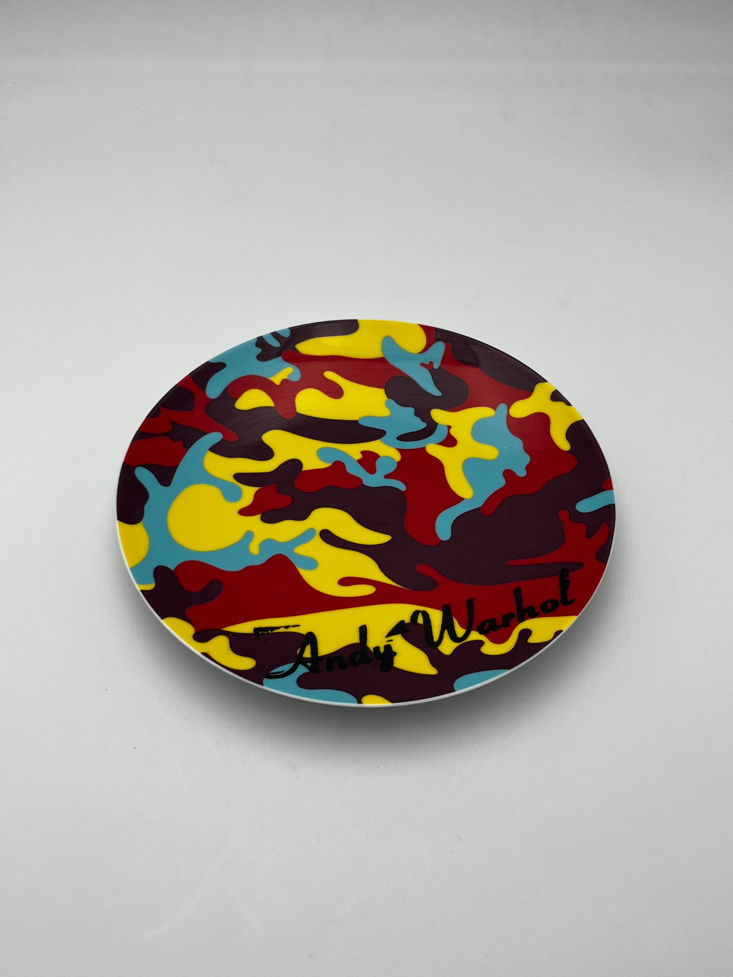 Assiette camouflage Rosenthal, Andy Warhol, Edition Limitée, 80s