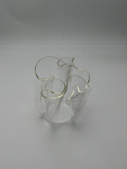 Vase mouchoir, Guzzini, Luigi Massoni, Italie, 70s