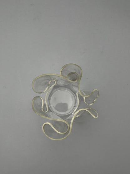 Vase mouchoir, Guzzini, Luigi Massoni, Italie, 70s