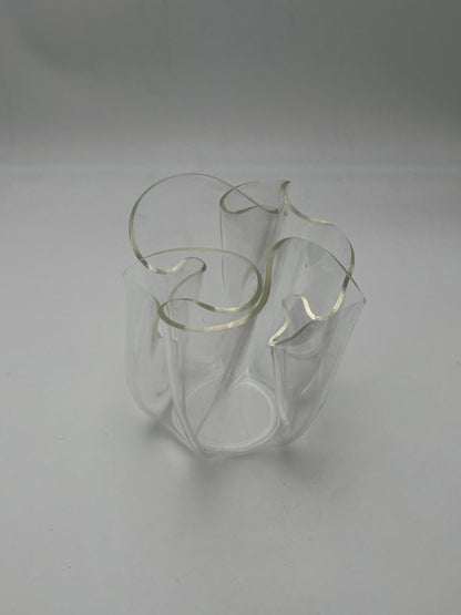 Vase mouchoir, Guzzini, Luigi Massoni, Italie, 70s