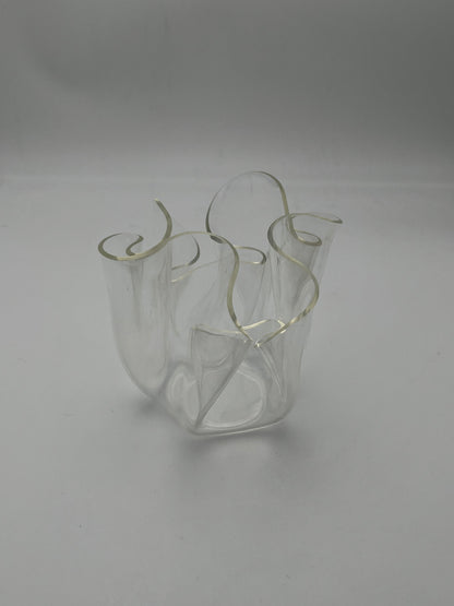 Vase mouchoir, Guzzini, Luigi Massoni, Italie, 70s